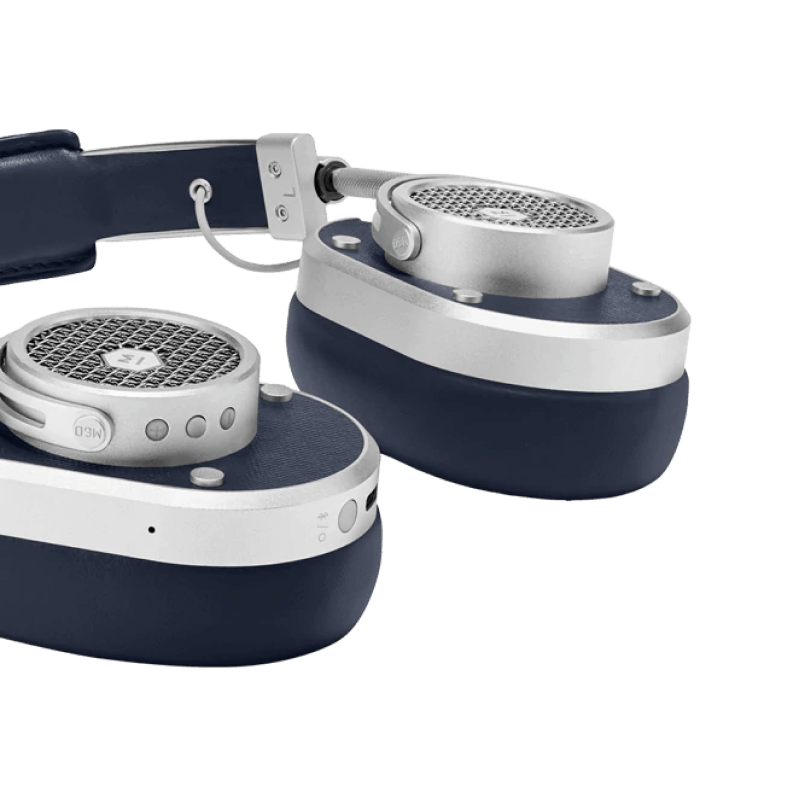 MH40 Wireless (Silver Metal / Navy Coated Canvas)