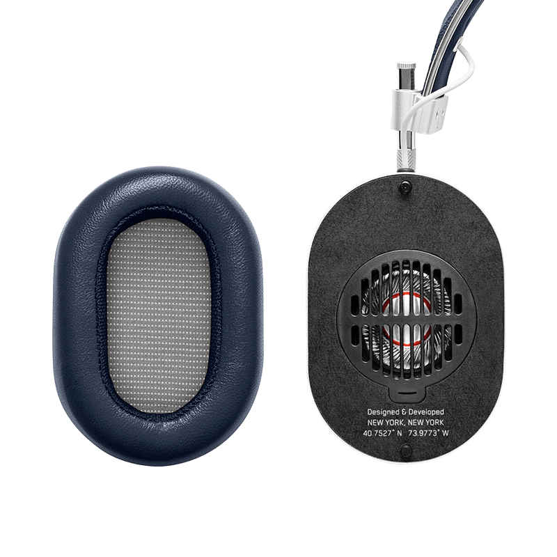 MH40 Wireless (Silver Metal / Navy Coated Canvas)