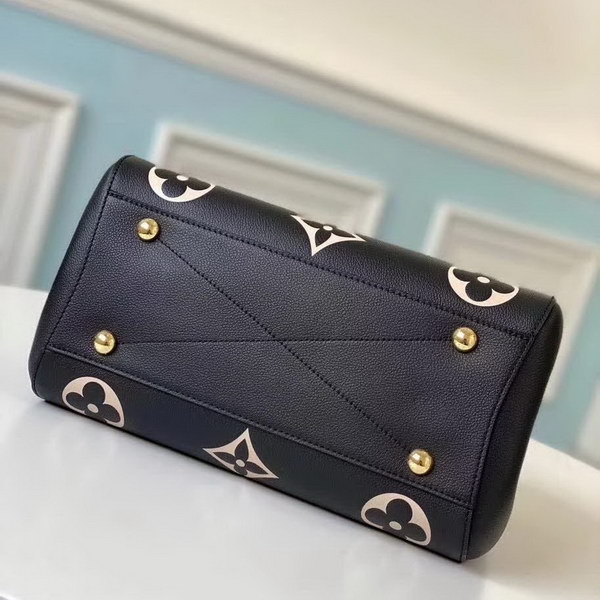 【原版皮】路易威登/LV Montaigne 手袋，将Monogram图案先印染后压印于粒面皮革，与挺括线条相辅相成，有立体感的造型与精巧的内部设计，款号：M41048