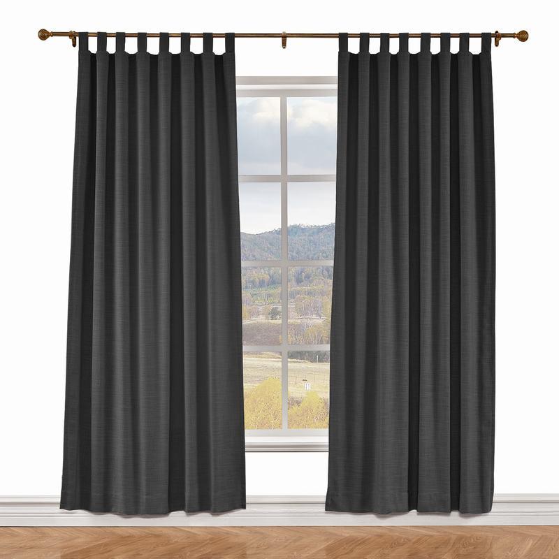 LIZ Polyester Linen Curtain Drapery Custom