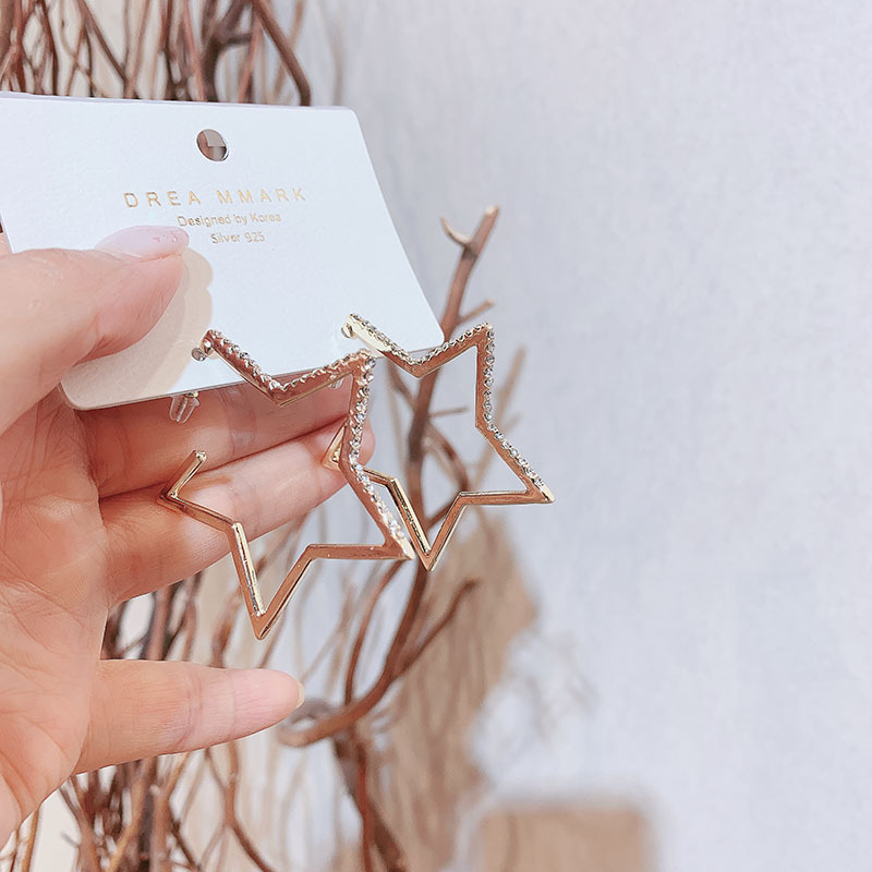 韩国S925银针小清新耳环百搭气质心形珍珠耳饰个性防过敏耳钉批发