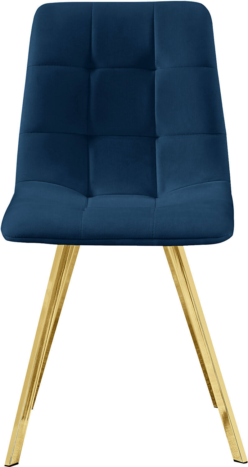 Meridian Furniture Annie Navy Velvet Dining Chair (Set of 2)
