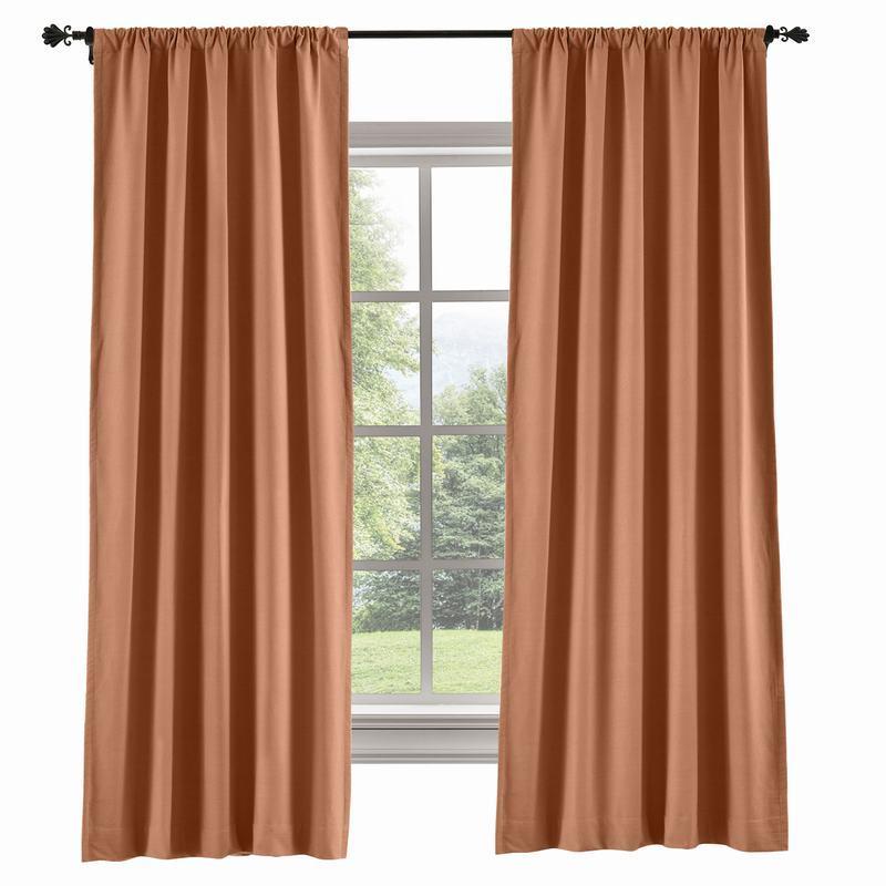 CAPRI Cotton Linen Polyester Curtain Drapery Custom