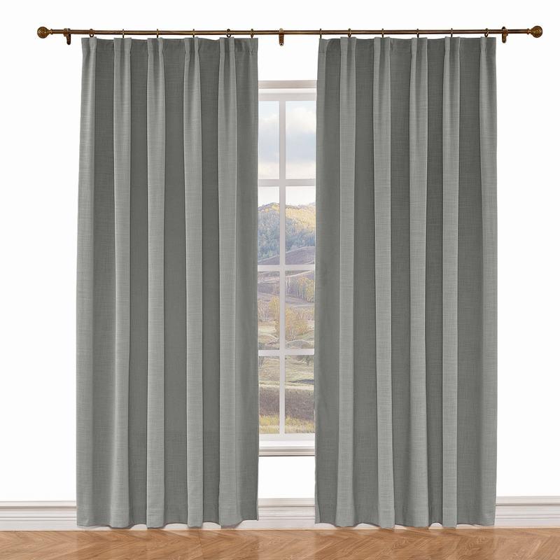 LIZ Polyester Linen Curtain Drapery Custom