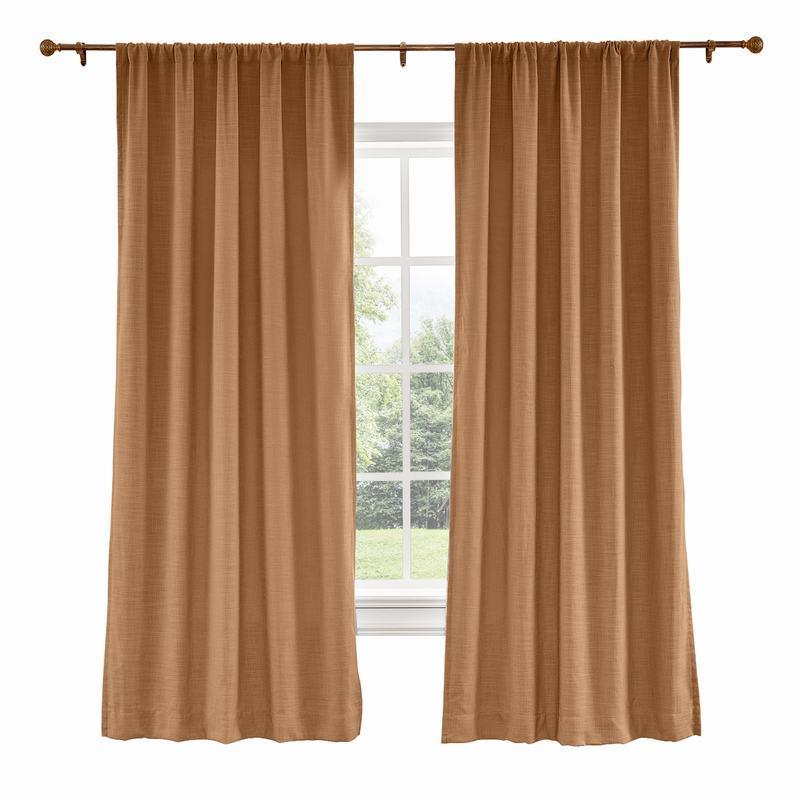 LIZ Polyester Linen Curtain Drapery Custom