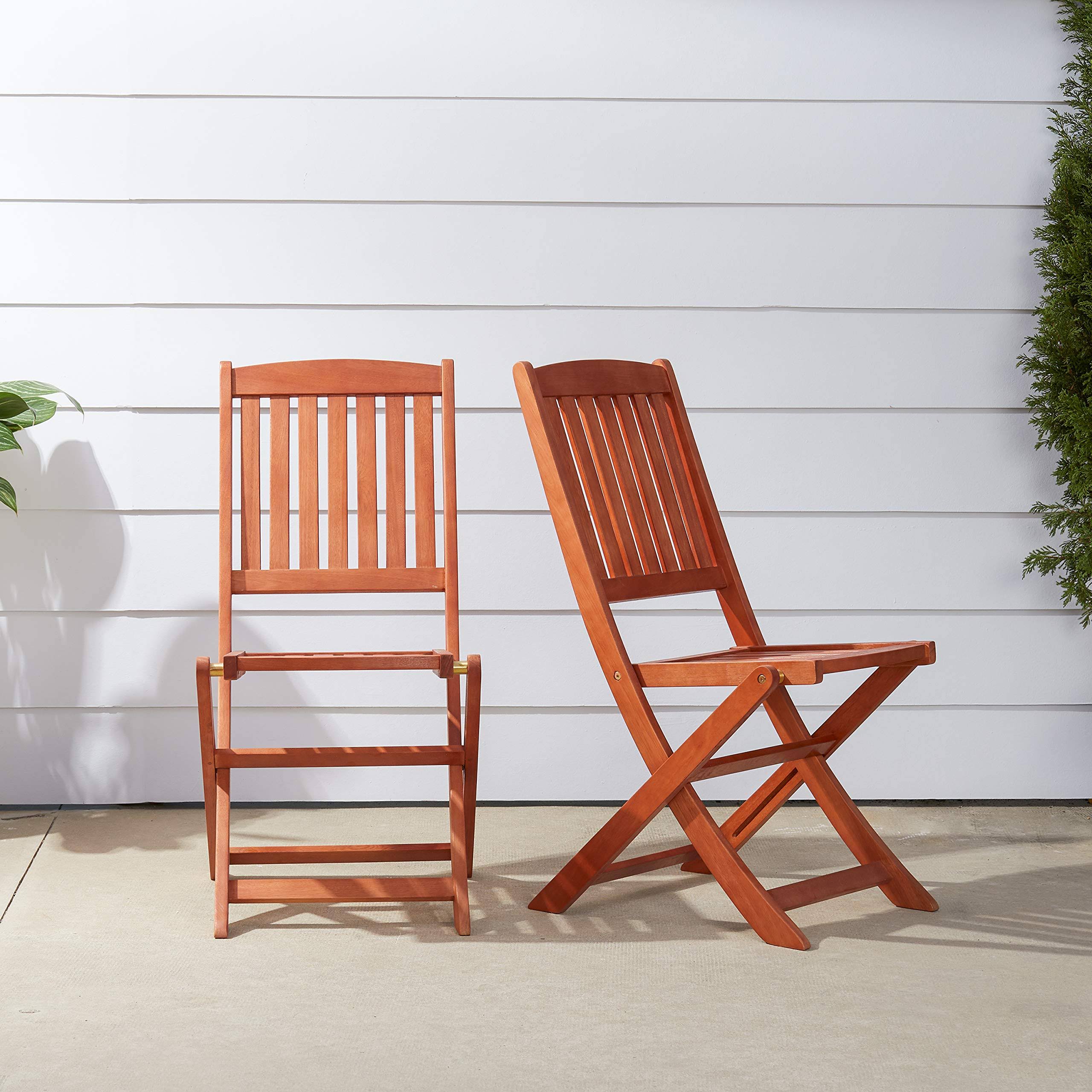 Vifah V04 Folding Bistro Patio Dining Chair - 2 pack