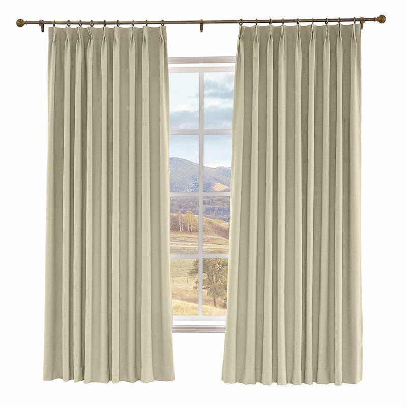 LIZ Polyester Linen Curtain Drapery Custom