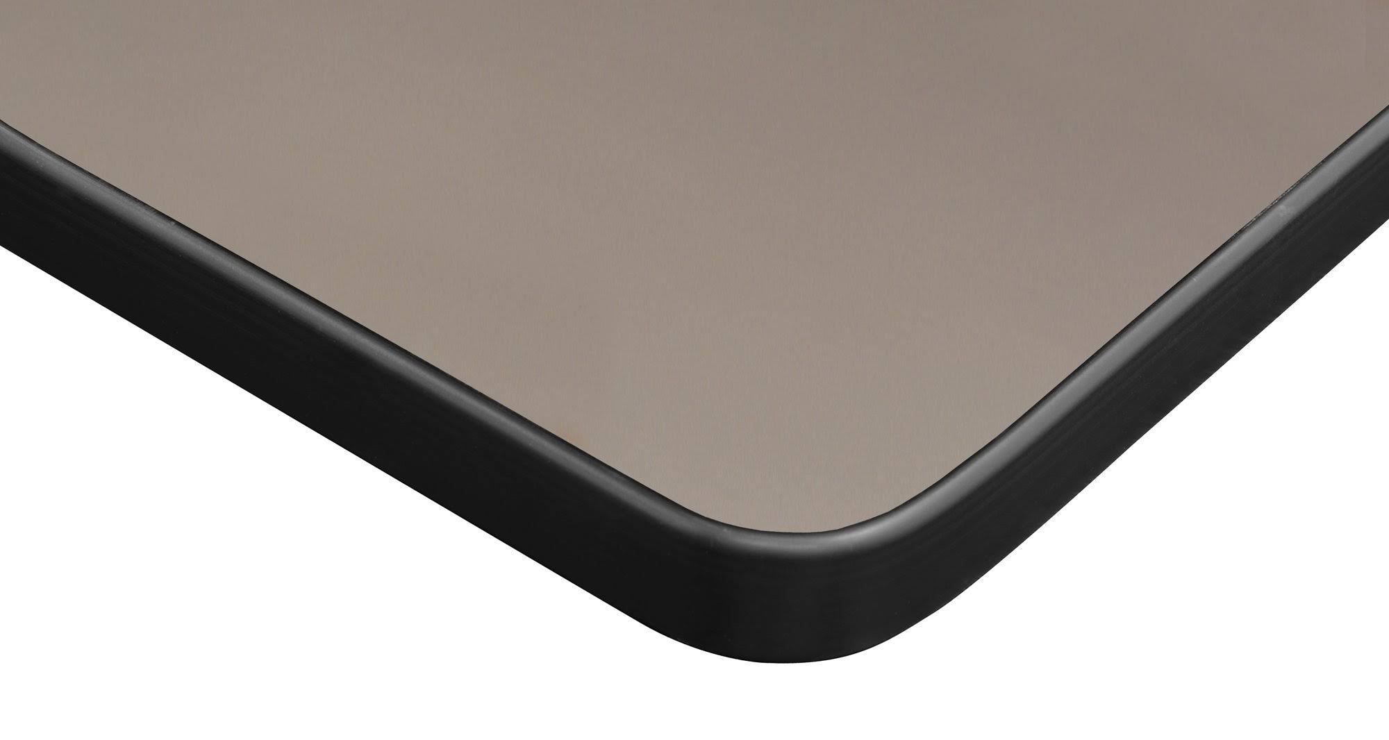 Regency Via 66x22 x 24x22 Training Table- Mahogany/Chrome