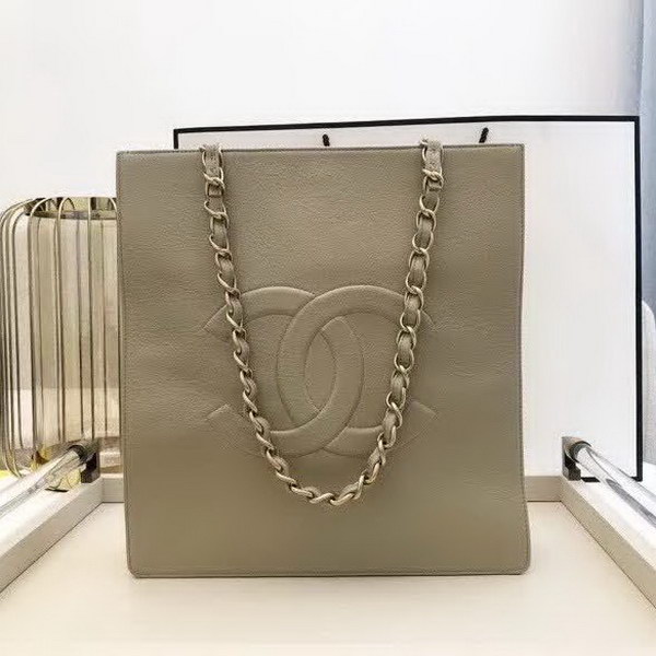 【原版皮】香奈儿/Chanel 大Logo全皮购物包，实用型设计理念，进口小牛皮，大容量，日常上班A4文件妥妥的，大小正好款式也不挑服装 ，休闲，裙装都可轻松驾驭，款号： AS1945