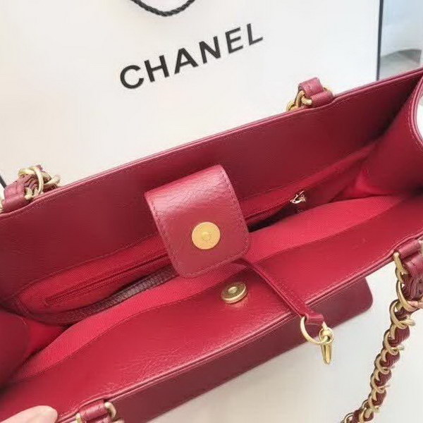 【原版皮】香奈儿/Chanel 大Logo全皮购物包，实用型设计理念，进口小牛皮，大容量，日常上班A4文件妥妥的，大小正好款式也不挑服装 ，休闲，裙装都可轻松驾驭，款号： AS1945