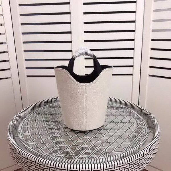 【原版皮】巴黎世家/Balenciaga, 帆布水桶手提包，黑白设计正面大小logo相衬，经典设计简约不轻易过时，帆布包轻盈易携带，容量却很赞，手提斜挎都是棒棒的