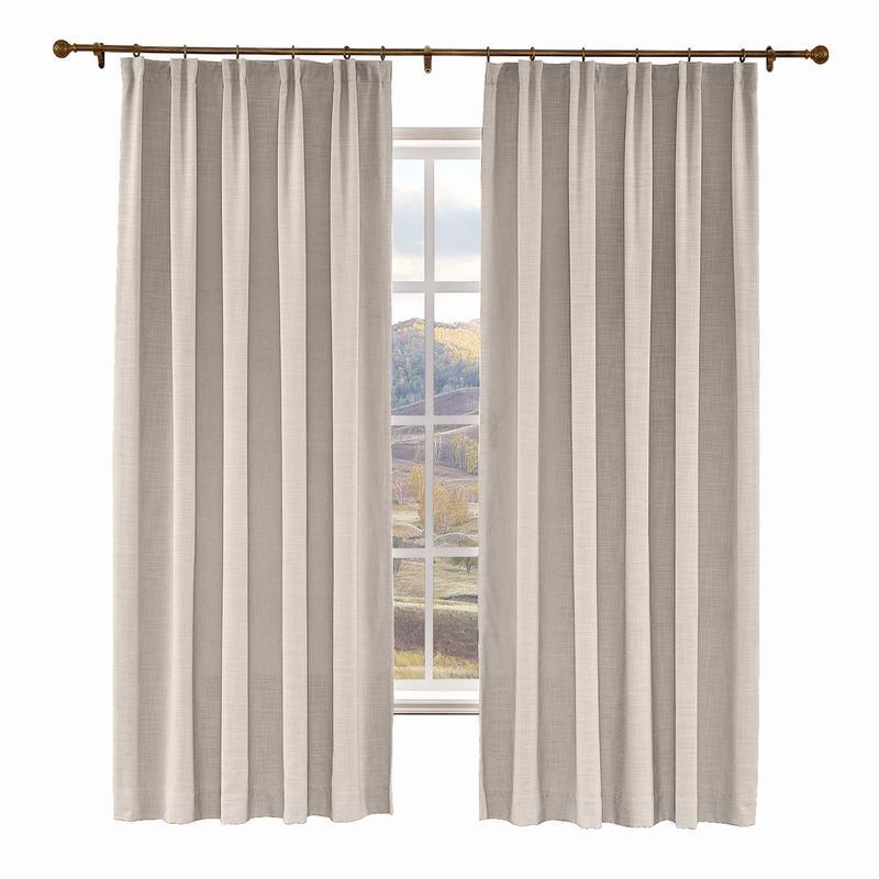LIZ Polyester Linen Curtain Drapery Custom