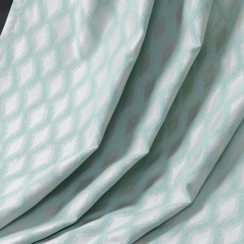 Polyester Jacquard Heavy Weight Grommet Diamond Soft Panel Curtain Panel Drape Sander