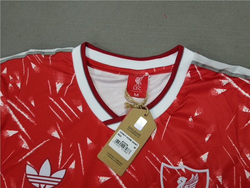1989-1991 Liverpool Home Retro Soccer Jersey