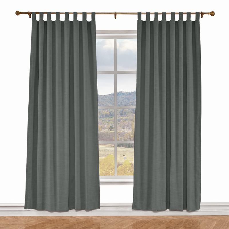 LIZ Polyester Linen Curtain Drapery Custom
